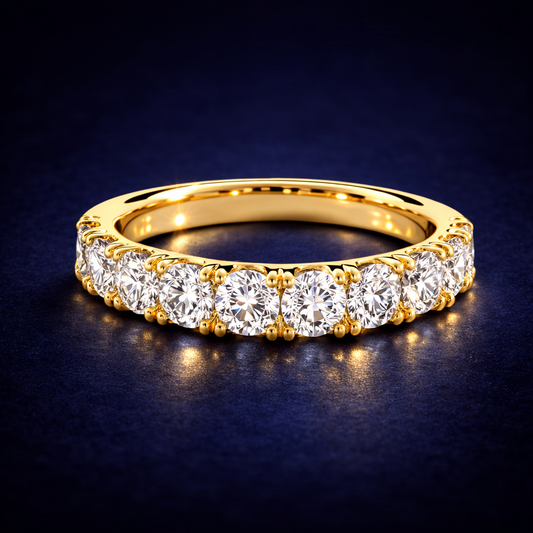 Glorion Aurelius – Diamond Half Eternity Ring