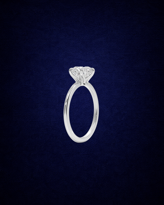 Round Solitaire Diamond Ring in 14K & 18K Gold | Lab-Grown Diamond | Glorion