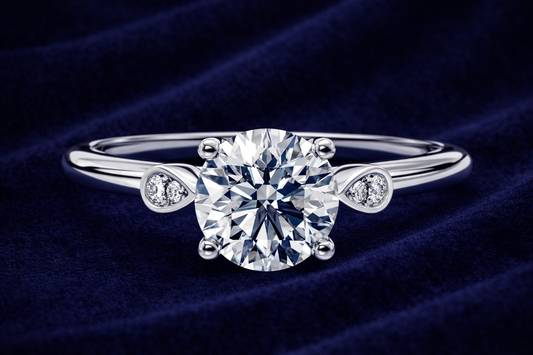 Thaleia Crown Solitaire Ring