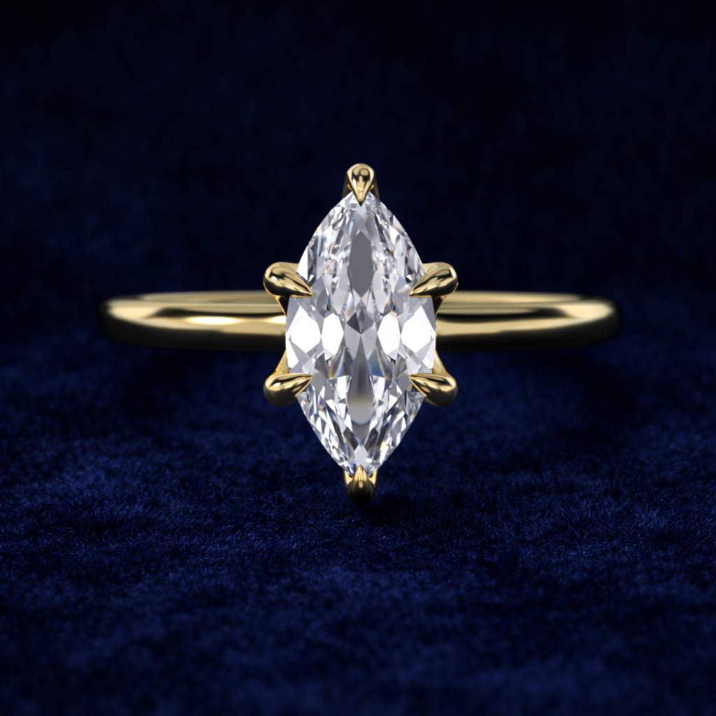 Nyx Marquise Halo Ring
