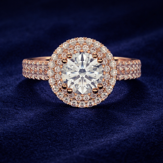 Elysion Imperial Double Halo Ring