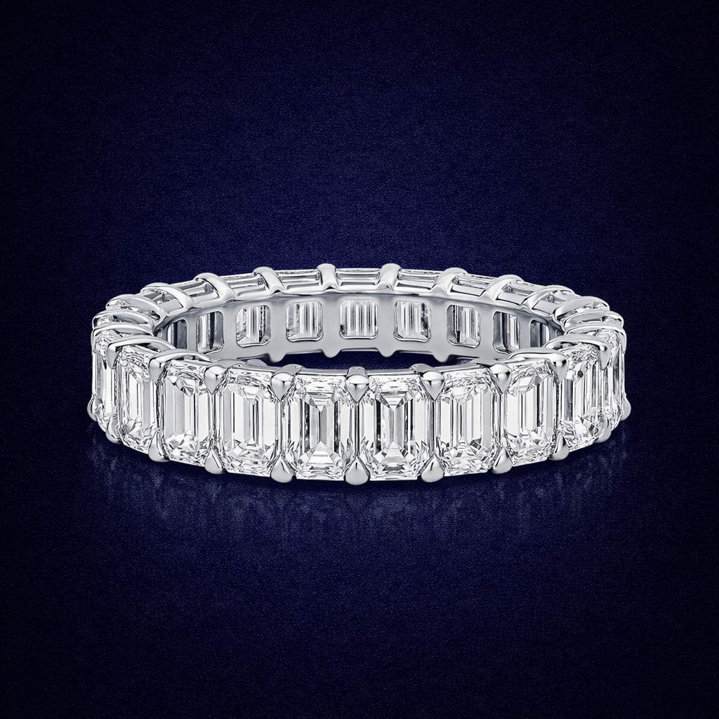 Glorion Verde – Emerald Eternity Ring