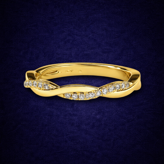 Glorion Seraphine – Twisted Diamond Ring