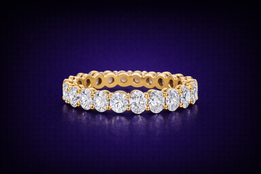 Glorion Valerio – Oval & Round Eternity Ring