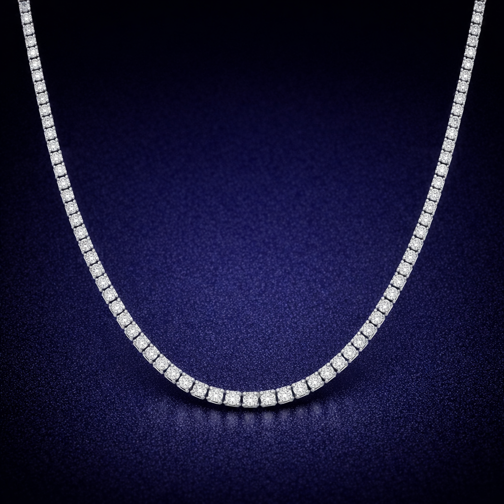 Glorion Celestara – Diamond Tennis Necklace