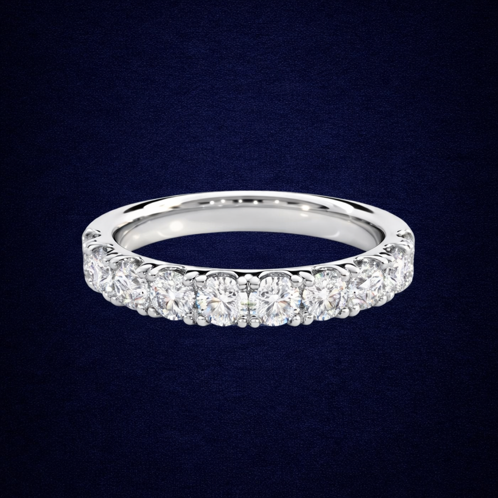 Glorion Aurelius – Diamond Half Eternity Ring