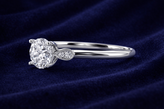 Thaleia Crown Solitaire Ring