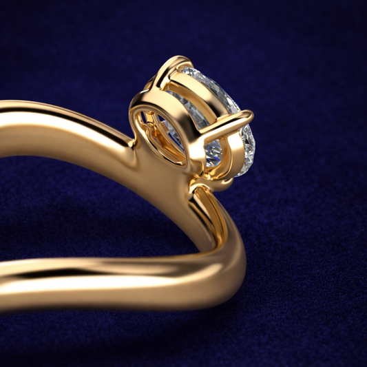 Selene Oval Sculpt Ring